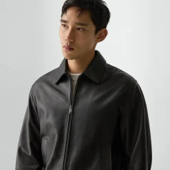 Wyatt Zip Jacket in Leather