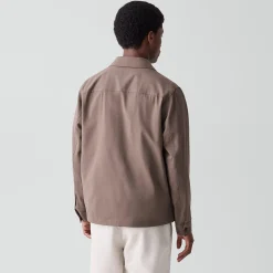 Zip Overshirt in Motion Wool