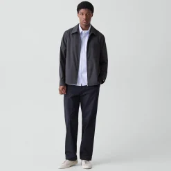 Zip Overshirt in Motion Wool