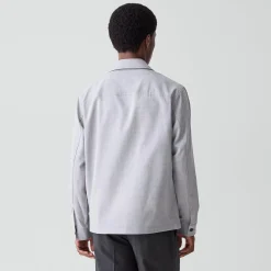 Zip Overshirt in Motion Wool