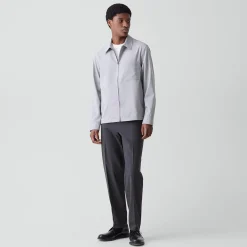 Zip Overshirt in Motion Wool