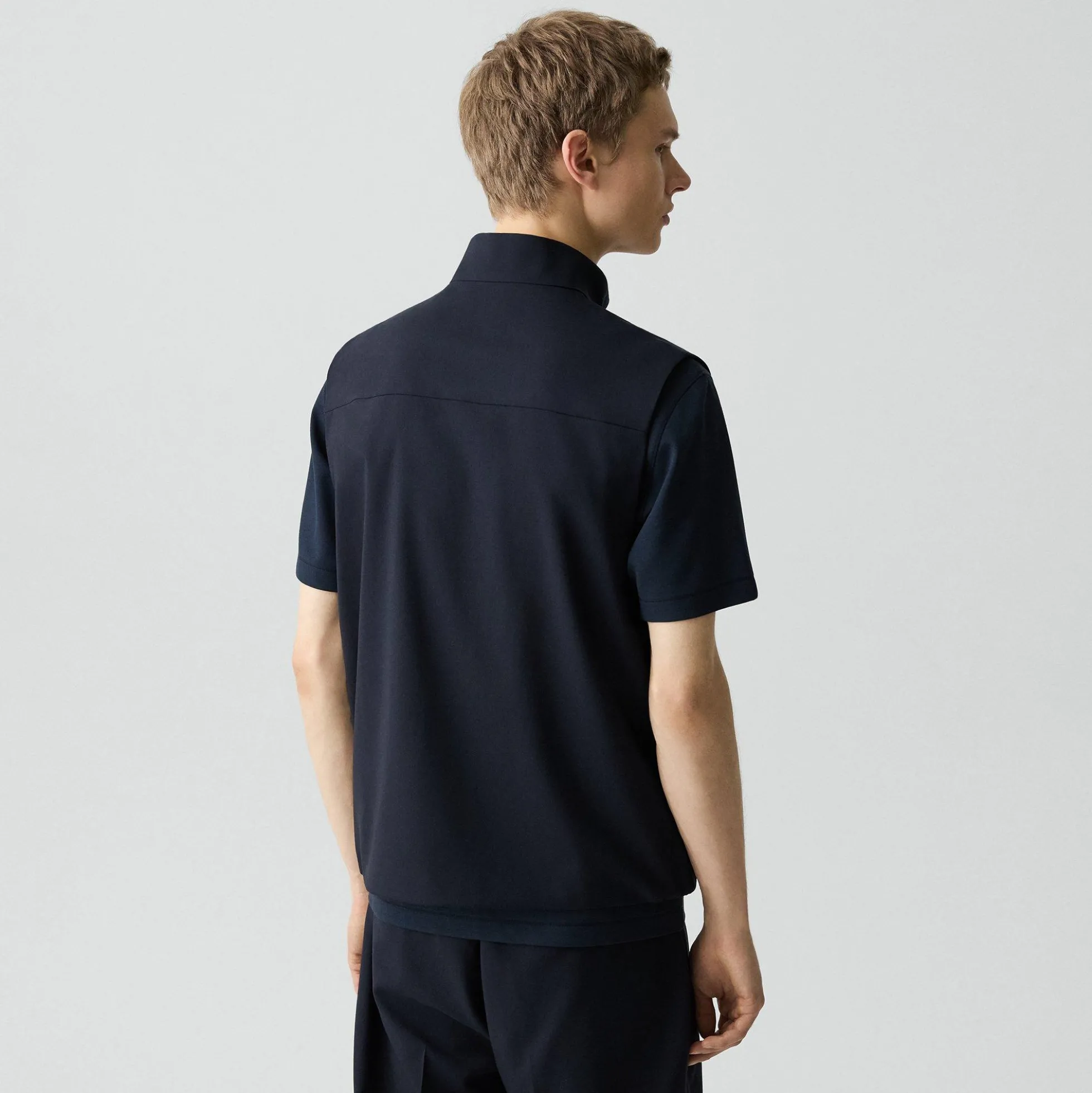 Zip Vest in Motion Wool