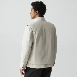 Zip-Up Vest in Motion Nylon